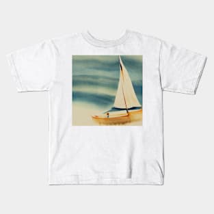 Sailing on a Sunny Day Kids T-Shirt